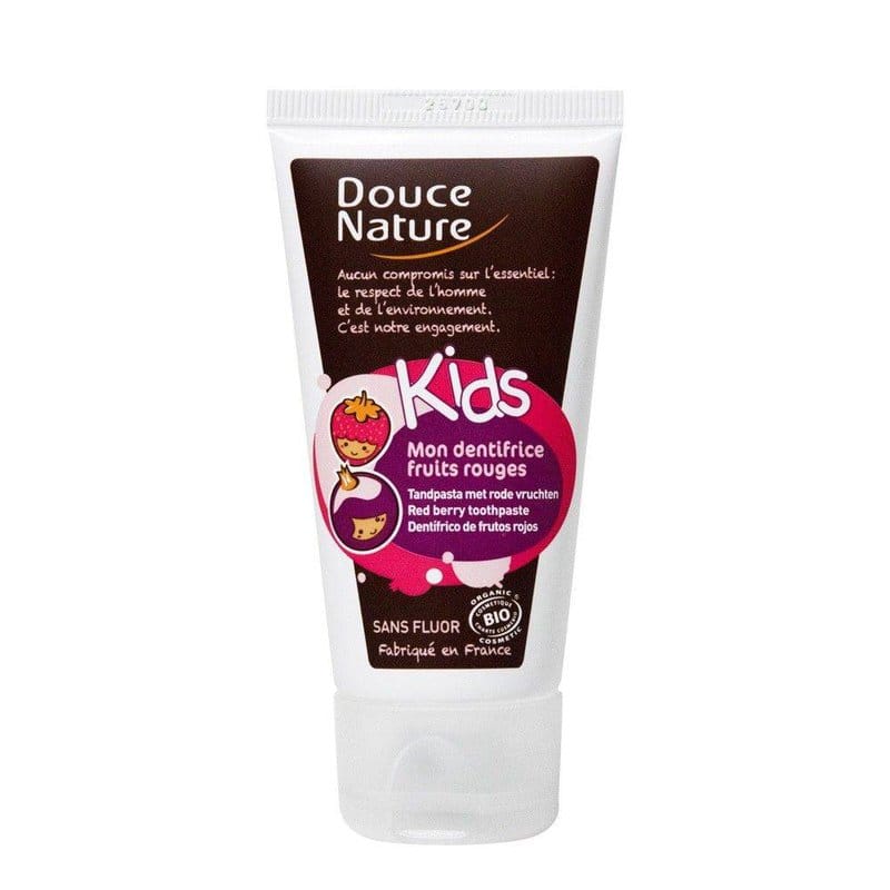 Pasta de dinti pentru copii fara fluor cu fructe bio 50ml