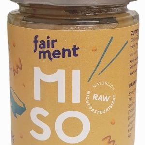 Pasta miso cu mazare galbena raw