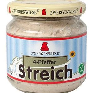 Pate vegetal bio cu 4 SORTIMENTE DE PIPER 180g - Zwergenwiese