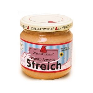 Pate vegetal bio cu ARDEI PICANT 180g - Zwergenwiese