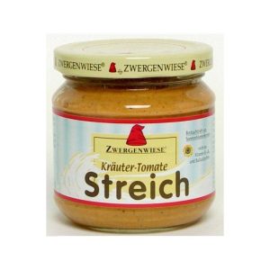 Pate vegetal bio cu ROSII SI VERDETURI 180g - Zwergenwiese