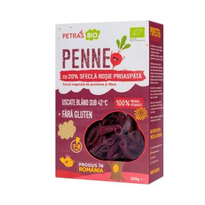 Penne din HRISCA si SFECLA ROSIE eco-bio 200g - Petras