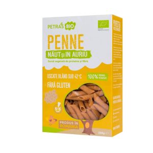 Penne din NAUT si IN AURIU eco-bio 250g - Petras