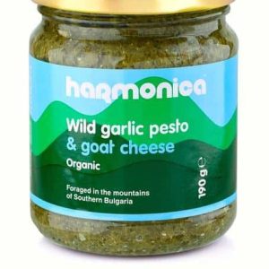 Pesto cu usturoi salbatic si branza de capra