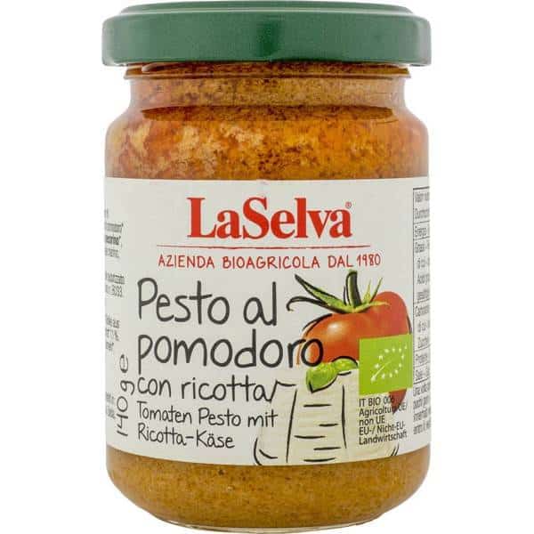 Pesto rosso cu ricotta