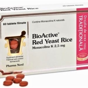 Pharma Nord BioActive Red Yeast Rice (Drojdie de orez rosu) - 60 tablete