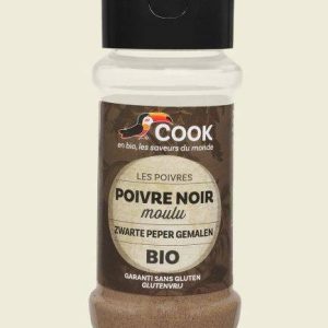 Piper negru macinat eco-bio 45g Cook