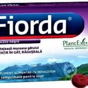PlantExtrakt Fiorda coacaze negre - 30 comprimate pentru supt