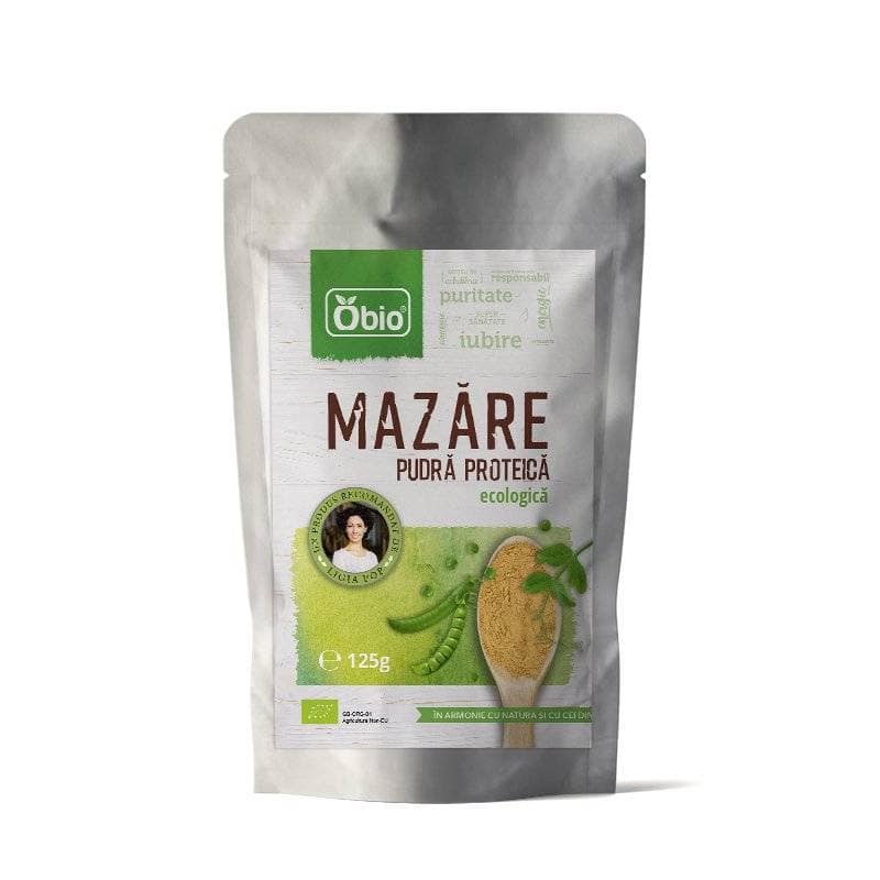 Proteina din mazare pulbere eco-bio 250g - Obio