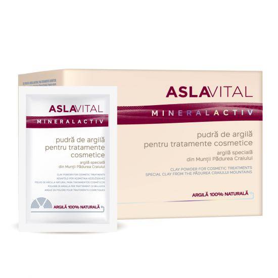 Pudra de argila pentru tratamente cosmetice