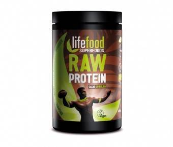 Pudra proteica Cacao Spirulina Superfood raw eco-bio 450g - Lifefood