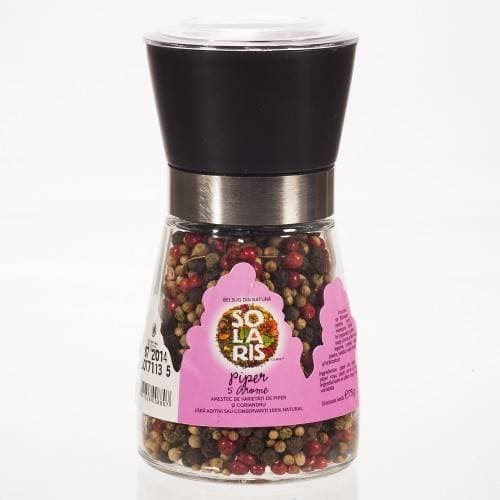 Rasnita Ceramica Cu Piper 5 arome 75g - Solaris