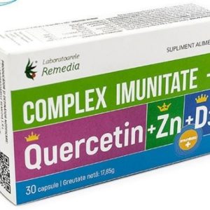 Remedia Complex Imunitate + Quercetin + Zn + D3 - 30 comprimate
