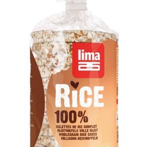 Rondele de orez expandat cu sare eco-bio 100g - Lima