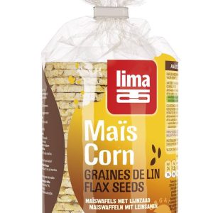Rondele din porumb expandat cu seminte de in eco-bio 150g - Lima