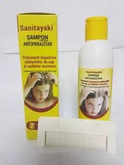 SANITAYAKI SAMPON ANTIPARAZITAR 125ml + PIEPTENE PARAZITI