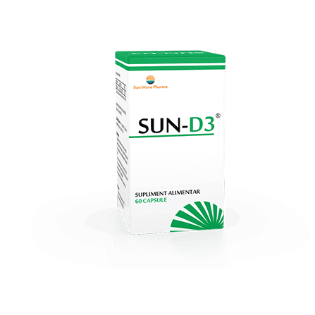 SUN D3 - vitamina D3 - 60cps - SUN WAVE PHARMA