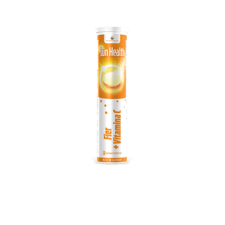 SUN HEALTH FIER + VITAMINA C - 20cp efervescente - Sun Wave Pharma