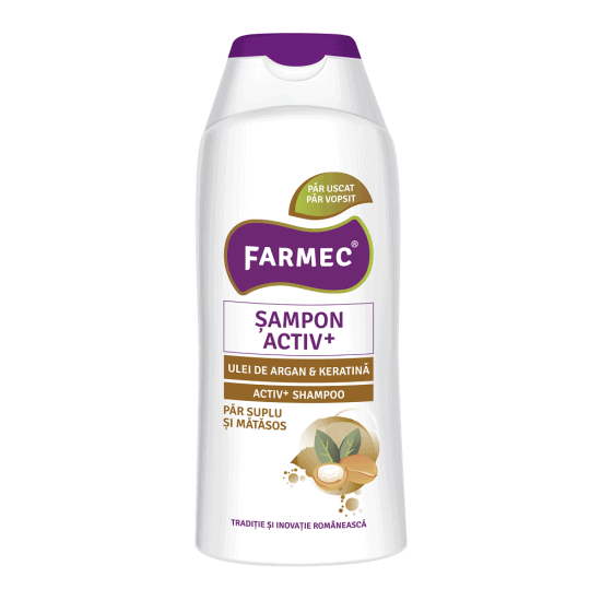 Sampon activ cu ulei de argan si keratina