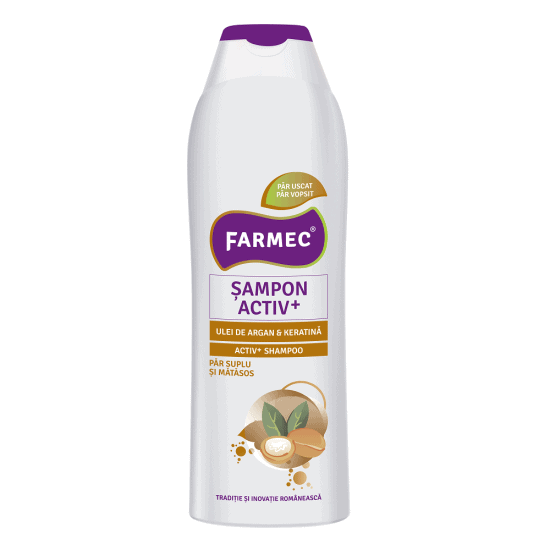 Sampon activ cu ulei de argan si keratina
