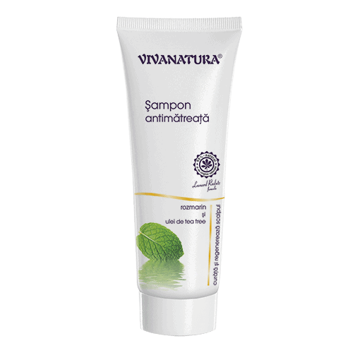 Sampon antimatreata cu rozmarin si ulei de tea-tree 250 ml - Vivanatura