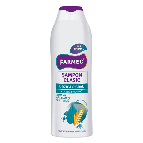 Sampon clasic cu urzica si grau