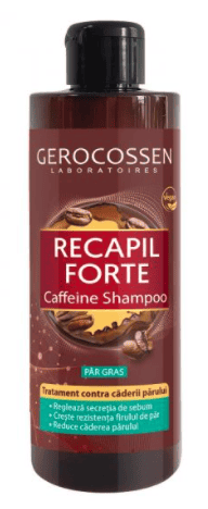 Sampon cu cafeina pentru par gras Recapil Forte