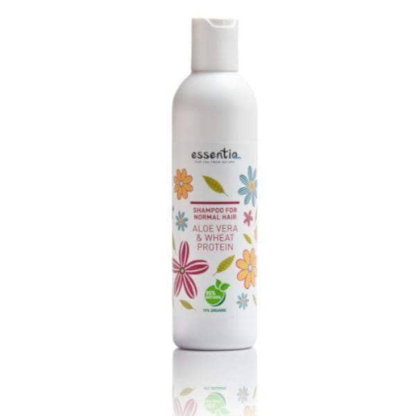 Sampon natural cu Aloe vera si Proteina din grau pentru par normal 250ml - Essentiq