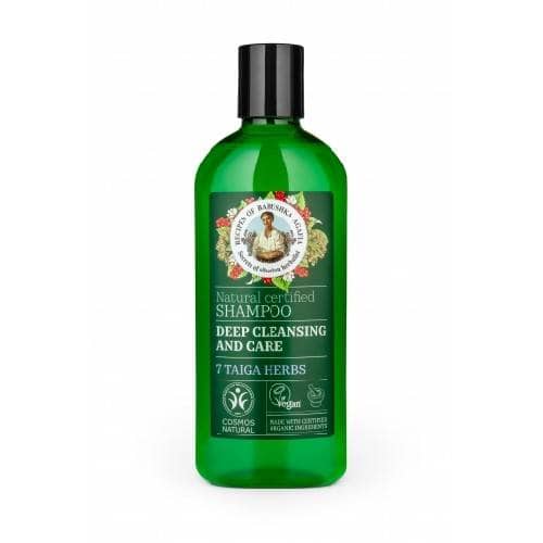 Sampon natural pentru purificarea si ingrijirea parului 7 Taiga Herbs 260ml Bunica Agafia