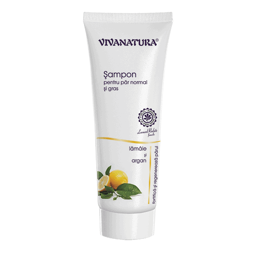 Sampon par normal si gras cu Lamaie si Argan 250 ml - Vivanatura