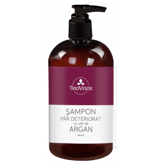 Sampon pentru par deteriorat cu ulei de argan