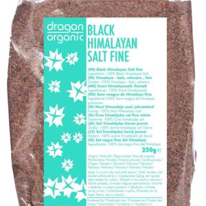 Sare neagra de Himalaya fina 250g - Dragon Superfoods