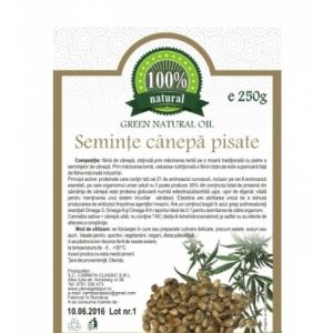 Seminte canepa pisate