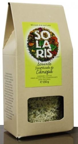 Seminte de canepa 150g decorticate Solaris