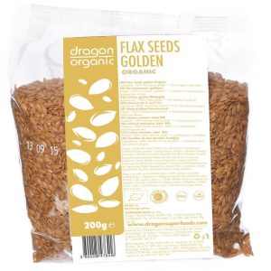 Seminte de in aurii eco-bio 200g - Dragon Superfoods