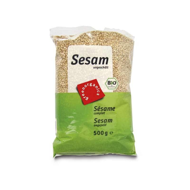 Seminte de susan integrale nedecorticate 500g - ECO-BIO - GREENORGANICS