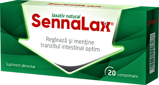 SennaLax - 20 comprimate Biofarm