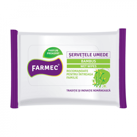 Servetele umede bambus
