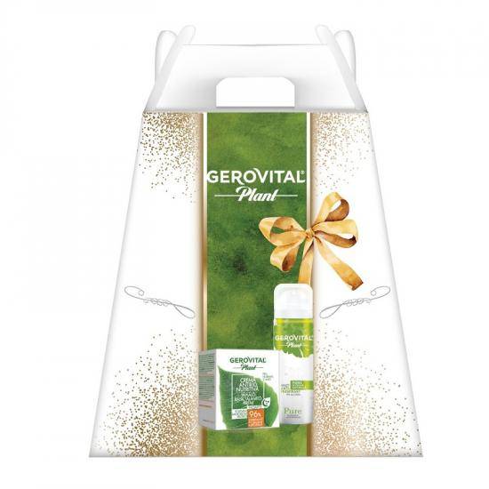 Set cadou crema antirid nutritiva 50ml si Deodorant plant pure 150ml - Gerovital Plant