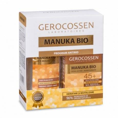 Set cadou crema antirid riduri formate 45+ si apa micelara 3 in 1