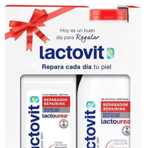 Set cadou gel de dus Lactourea 600 ml si Lapte de corp 400ml - Lactovit