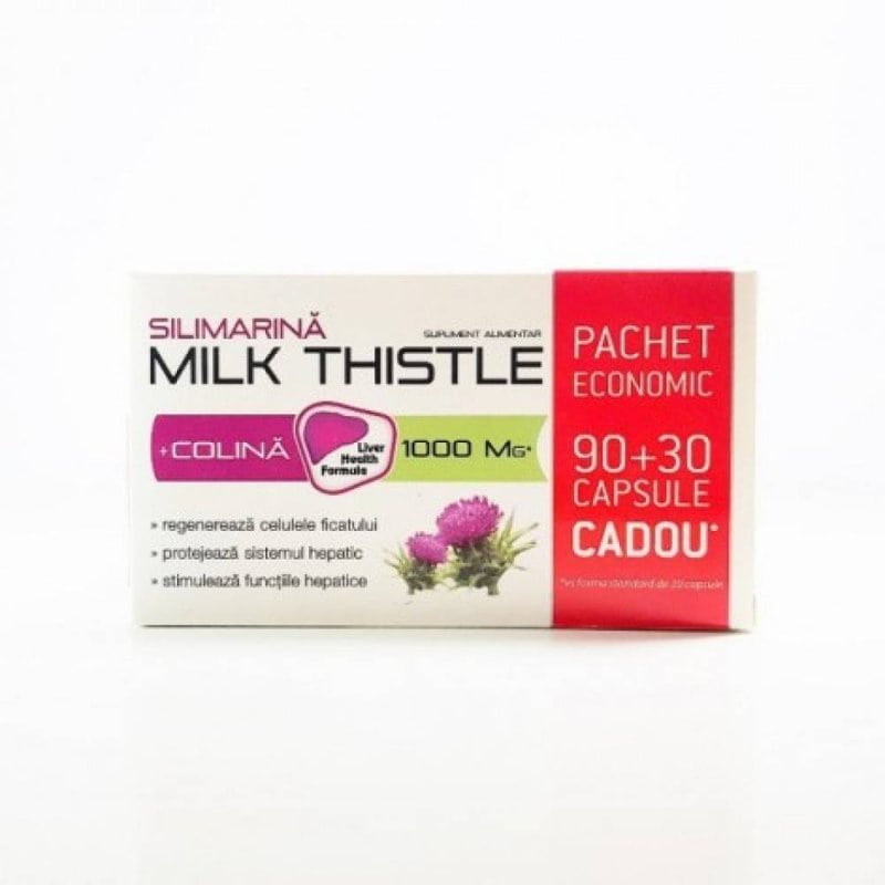 Silimarina si Colina Milk Thistle