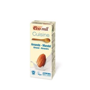 Smantana vegetala de migdale natur - eco-bio 200ml - Ecomil