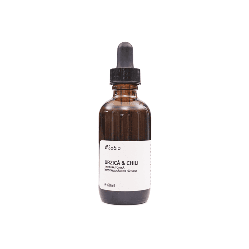 Solutie Tonica impotriva caderii parului cu Urzica si Chilli 60ml