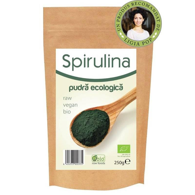Spirulina pulbere 250g eco-bio - OBio