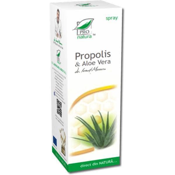 Spray cu propolis si aloe vera