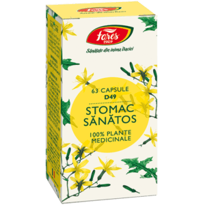Stomac sanatos 200mg 63cps - Fares