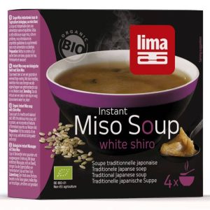 Supa Shiro Miso instant eco-bio 4x15g - Lima