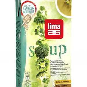 Supa crema de broccoli cu hrisca si coriandru eco-bio 1L - Lima