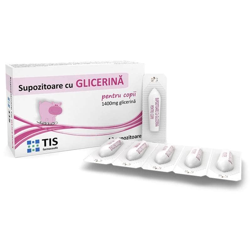Supozitoare pentru copii cu Glicerina 1400mg